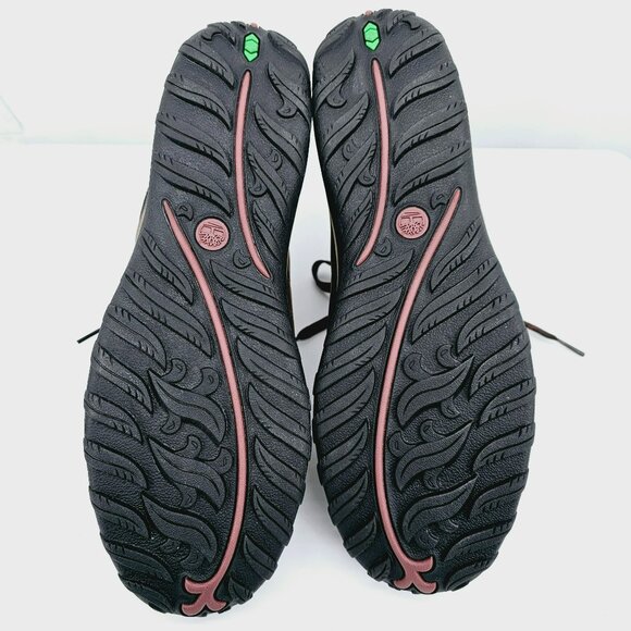 Timberland Womens Norwood Mid Waterproof Boots 11 Brown Leather Hiking Outdoor - Picture 11 of 13